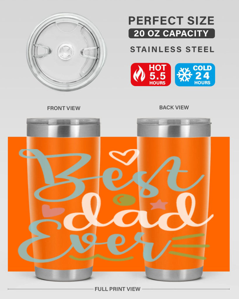 best dad ever 110#- fathers day- Tumbler