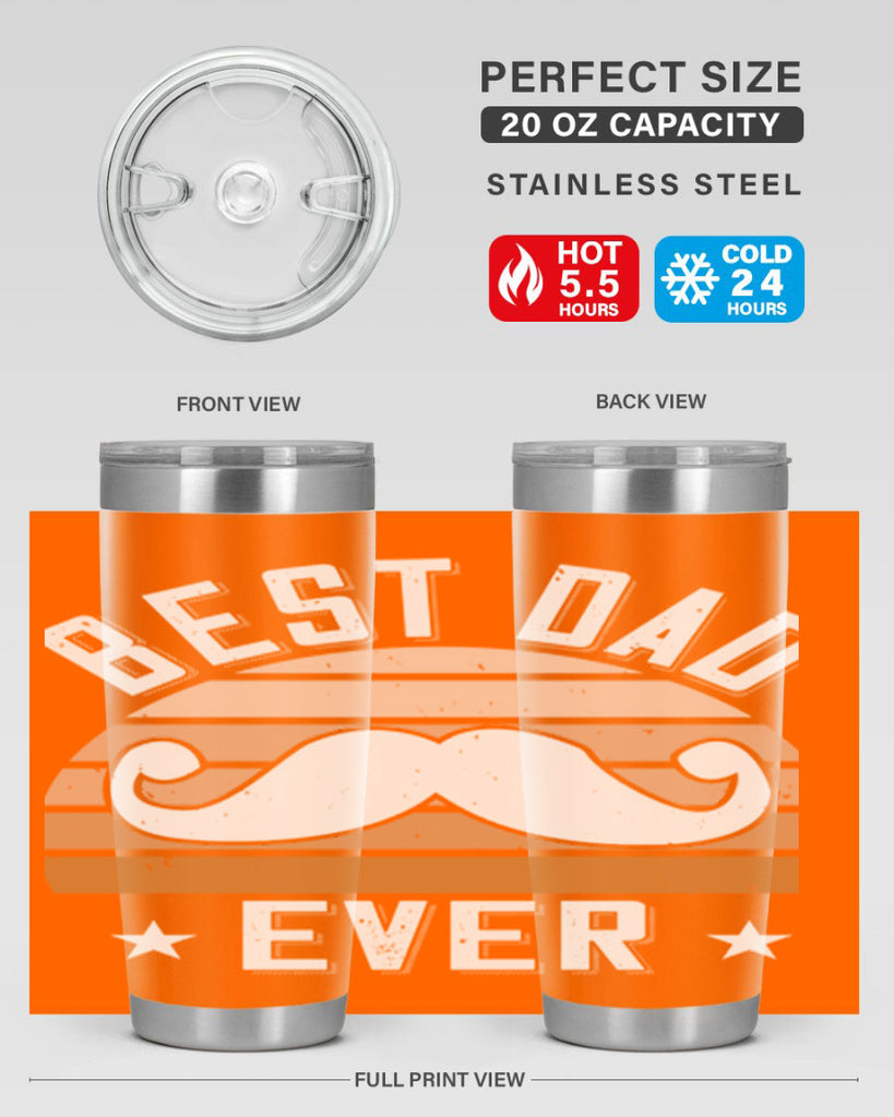 best dad ever 124#- fathers day- Tumbler