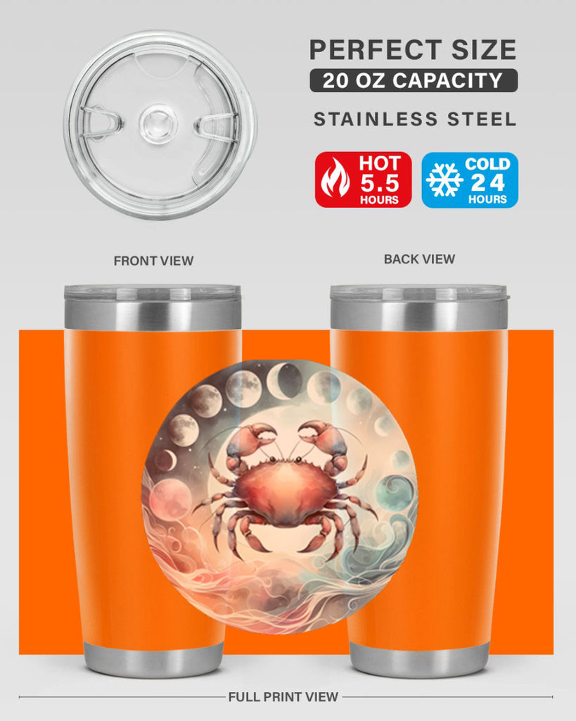 cancer 167#- zodiac- Tumbler