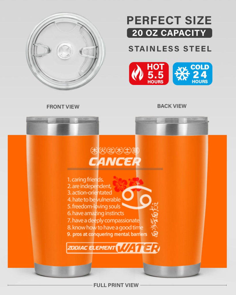 cancer 175#- zodiac- Tumbler