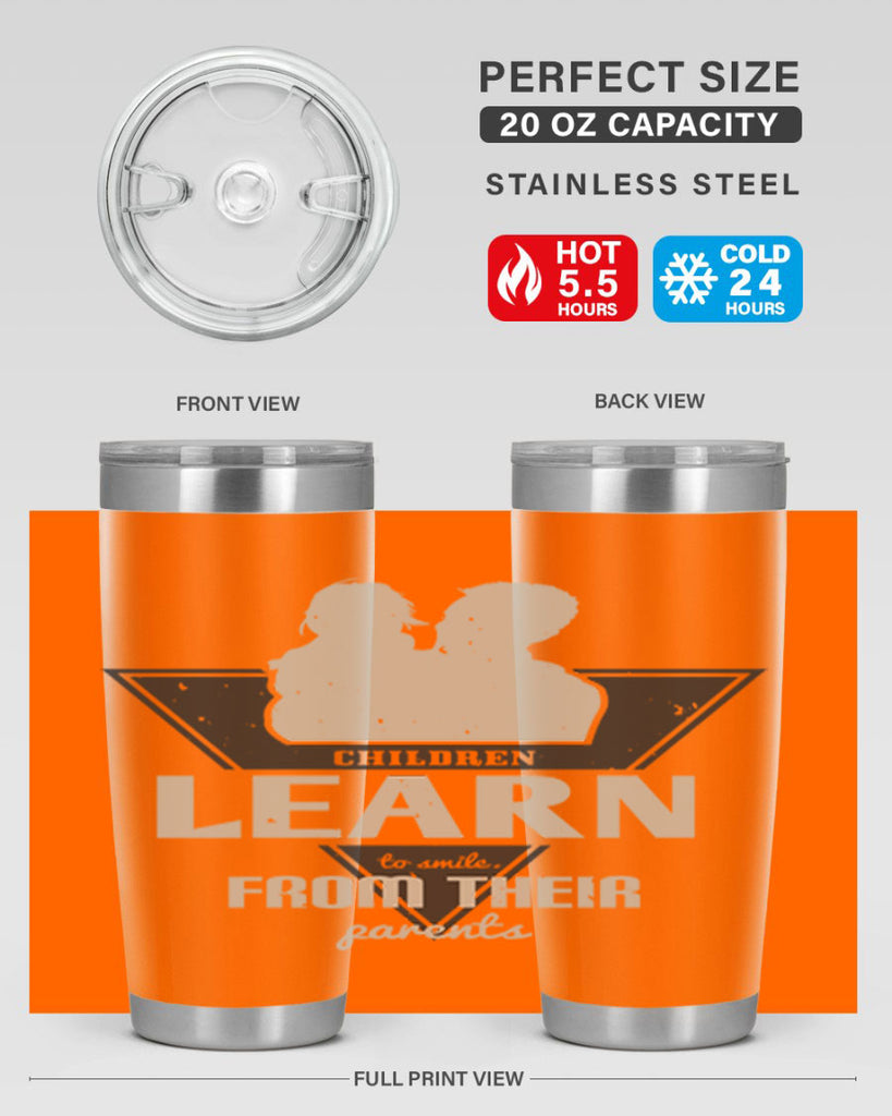 children learn to smile 250#- fathers day- Tumbler