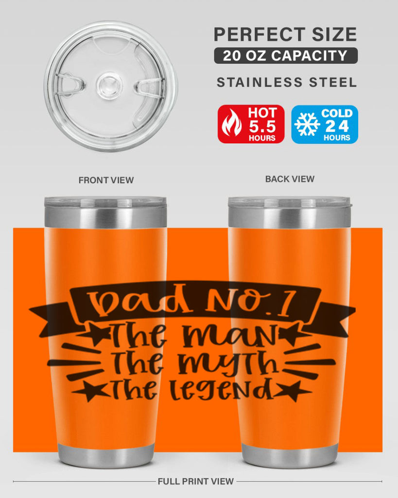 dad no the man the myth the legend 62#- fathers day- Tumbler