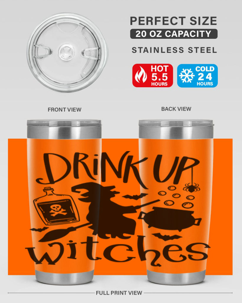 drink up witches 79#- halloween- Tumbler