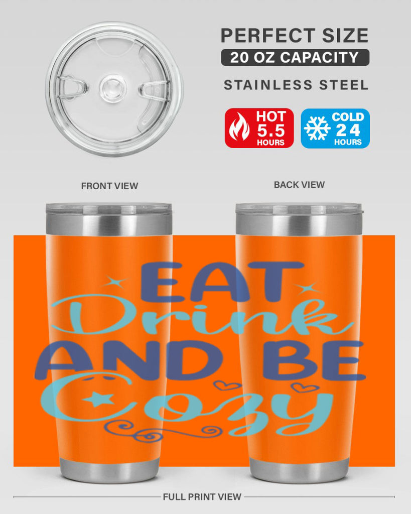 eat drink and be cozy 97#- winter- Tumbler