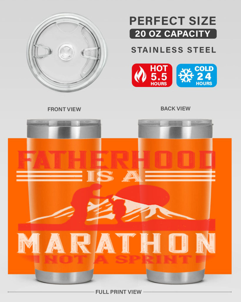 fatherhood is a marathon not a sprint 261#- fathers day- Tumbler