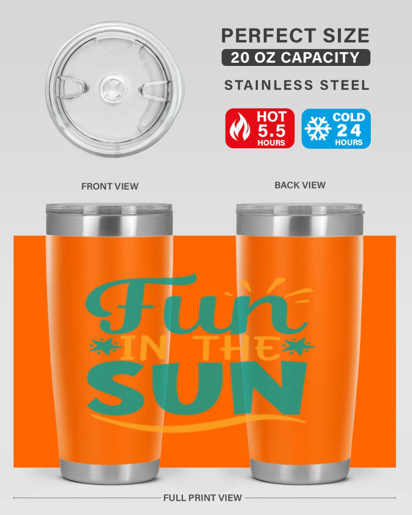 fun in the sun Style 103#- summer- Tumbler