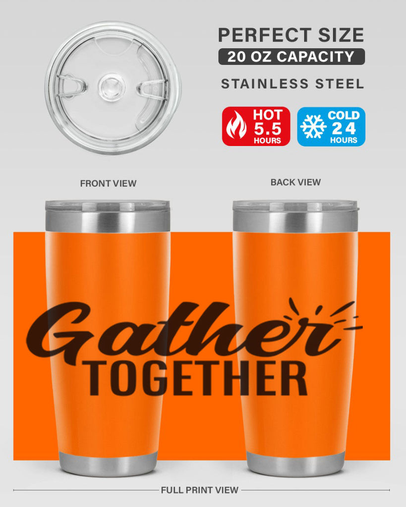 gather together 60#- thanksgiving- Tumbler
