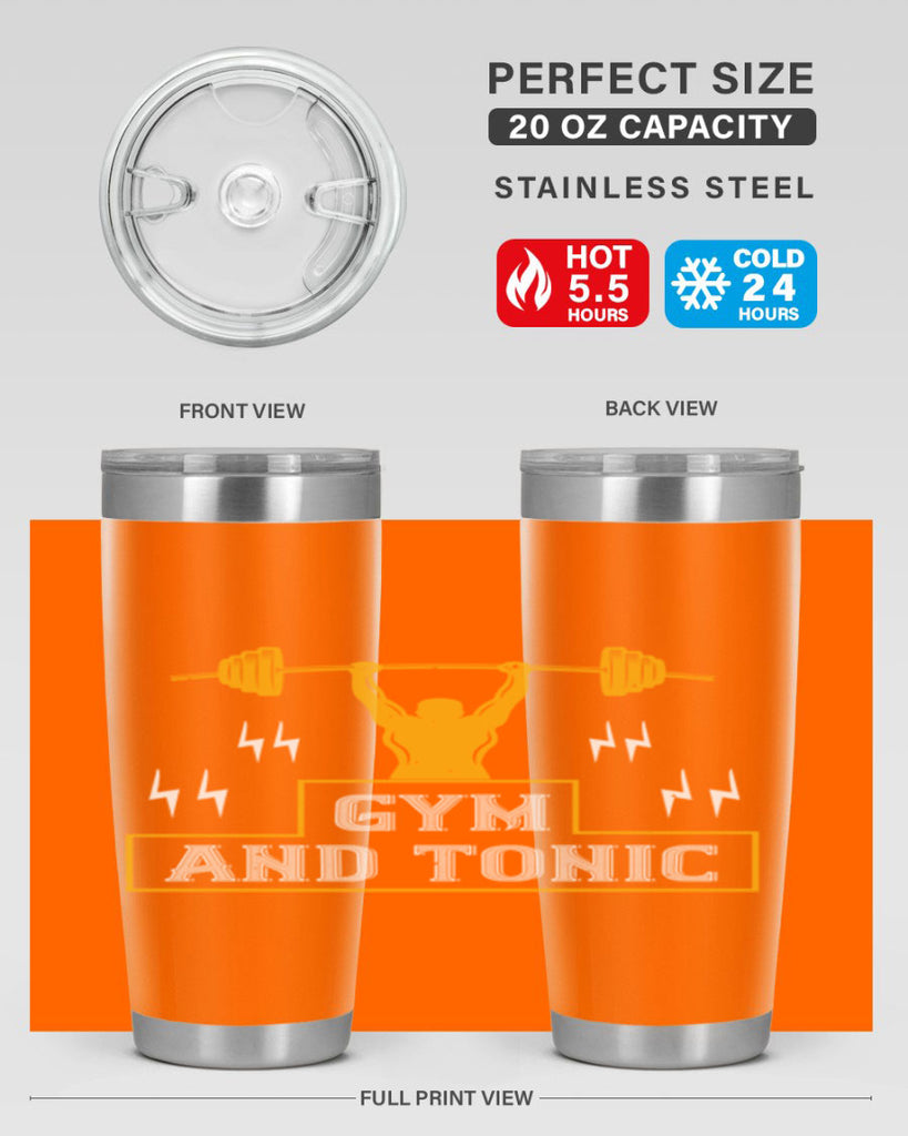 gym and tonic 100#- gym- Tumbler