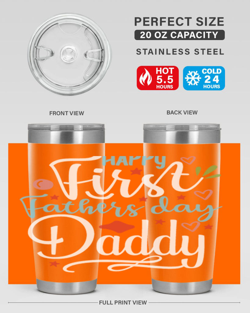 happy first fathers day daddy 89#- fathers day- Tumbler