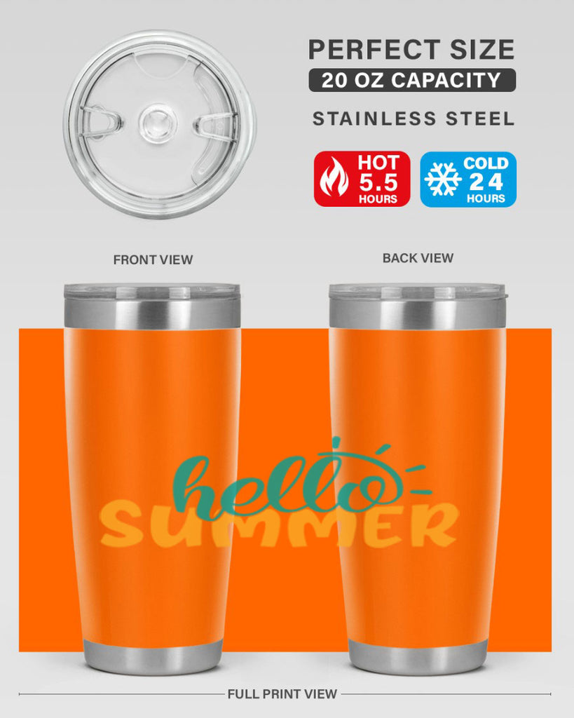 hello summer Style 97#- summer- Tumbler