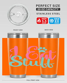 i eat stuff Style 82#- dog- Tumbler