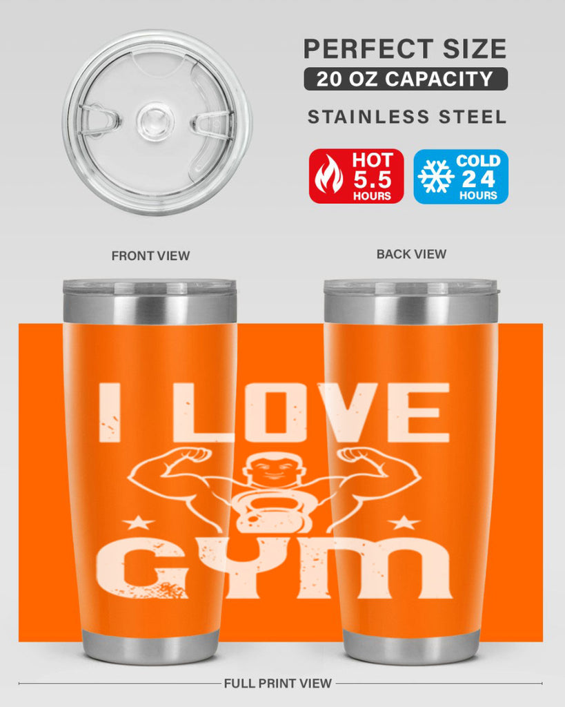 i love gym 88#- gym- Tumbler