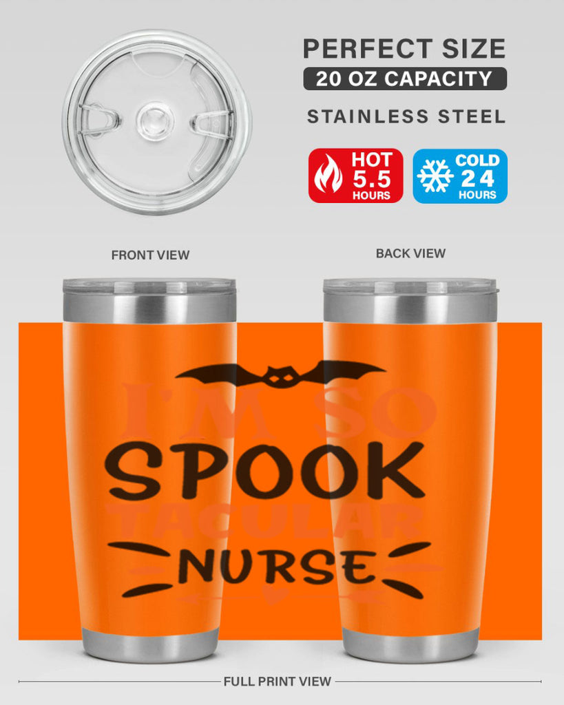 im so spooktacular nurse 111#- halloween- Tumbler