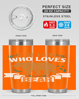 just a girl who loves bear 19#- Bears- Tumbler
