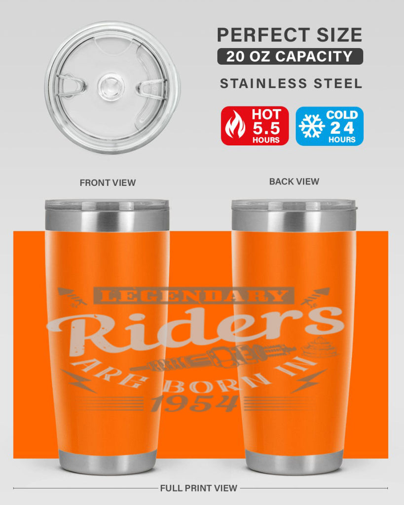 legendary riders are born in Style 60#- birthday- tumbler