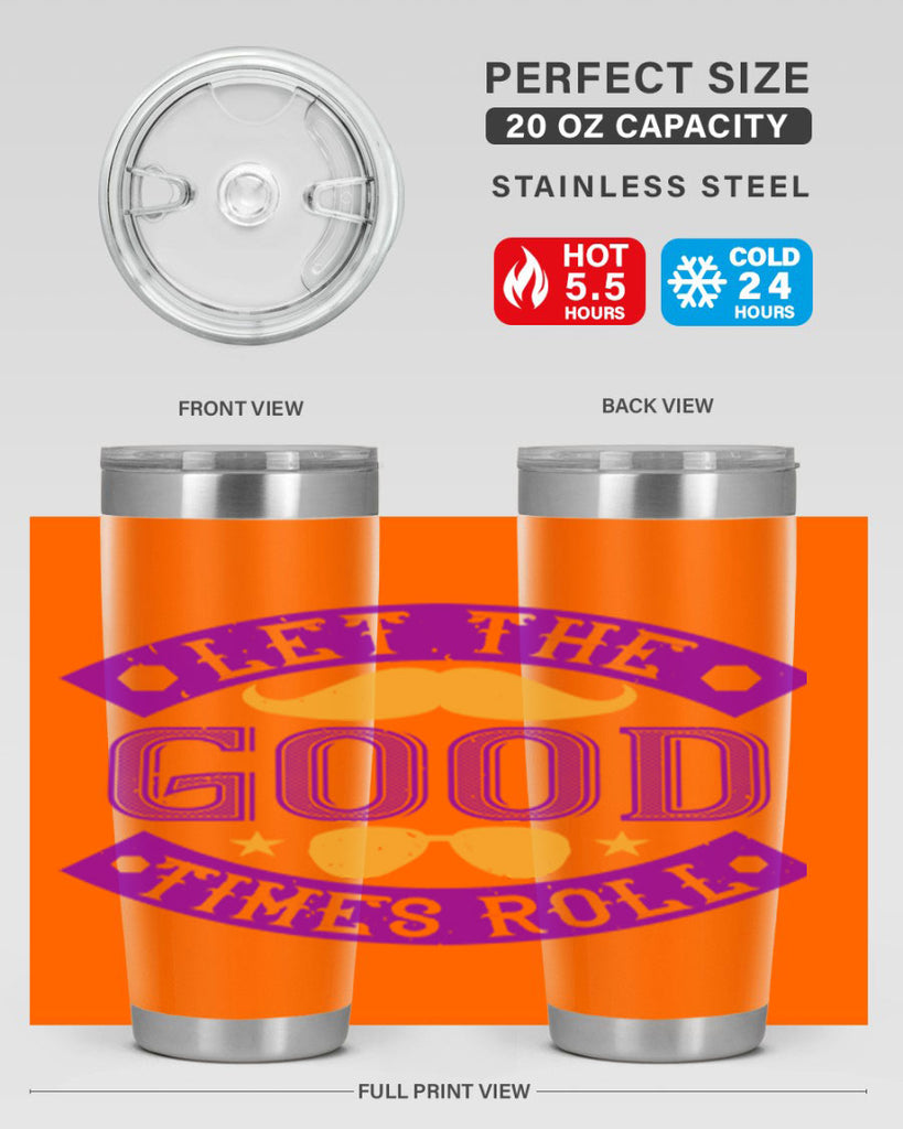 let the good times roll 52#- mardi gras- Tumbler