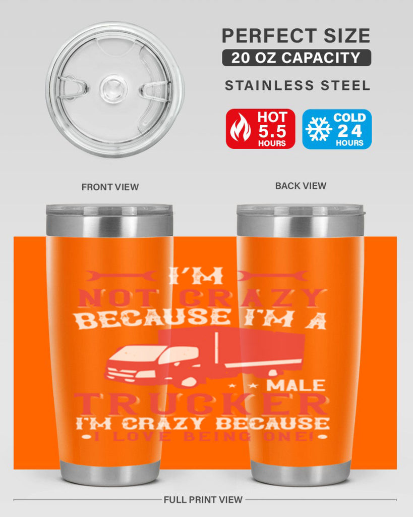 life is full of risks telling me Style 34#- truck driver- tumbler