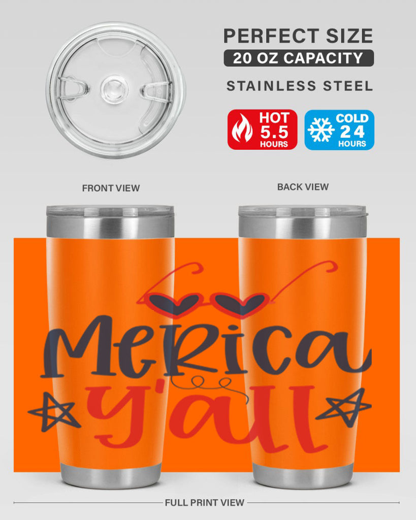 merica y all Style 82#- Fourt Of July- Tumbler