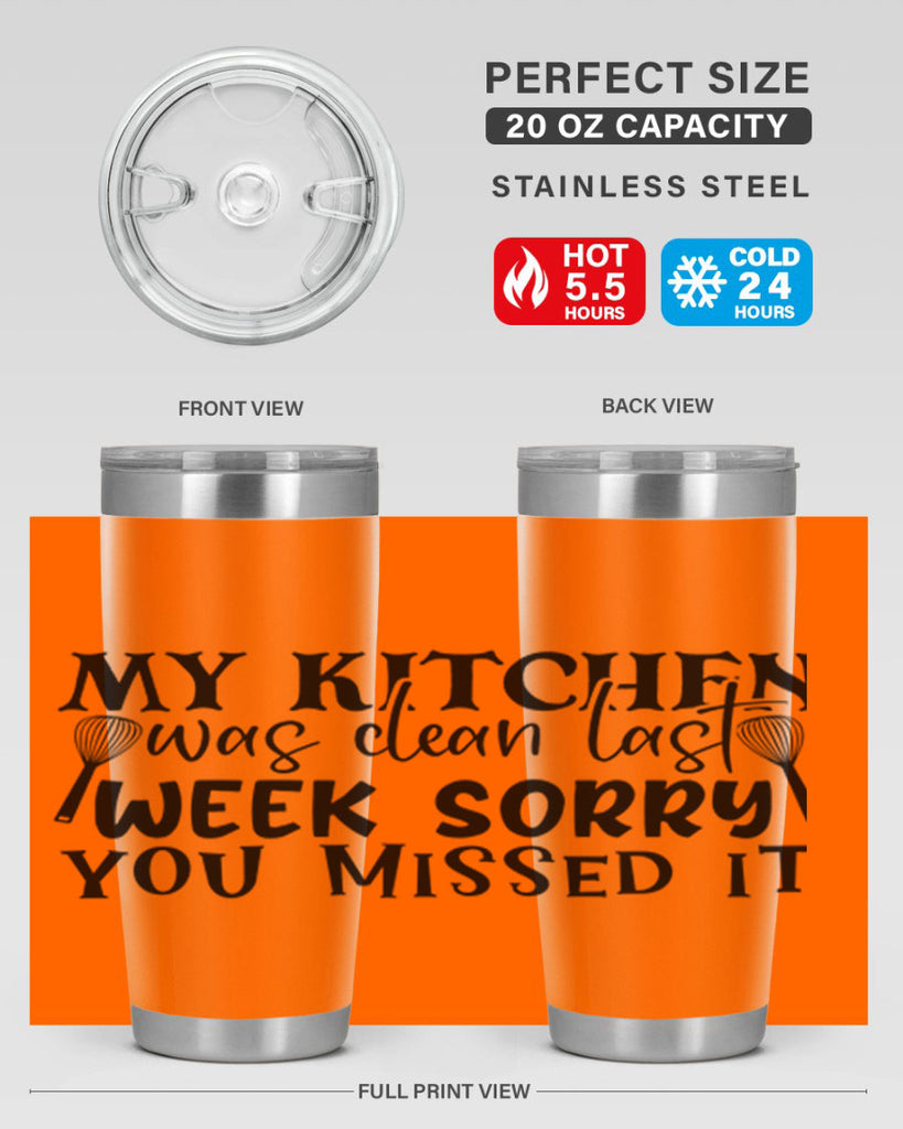 my kitchen was clean last week sorry you missed it 84#- kitchen- Tumbler