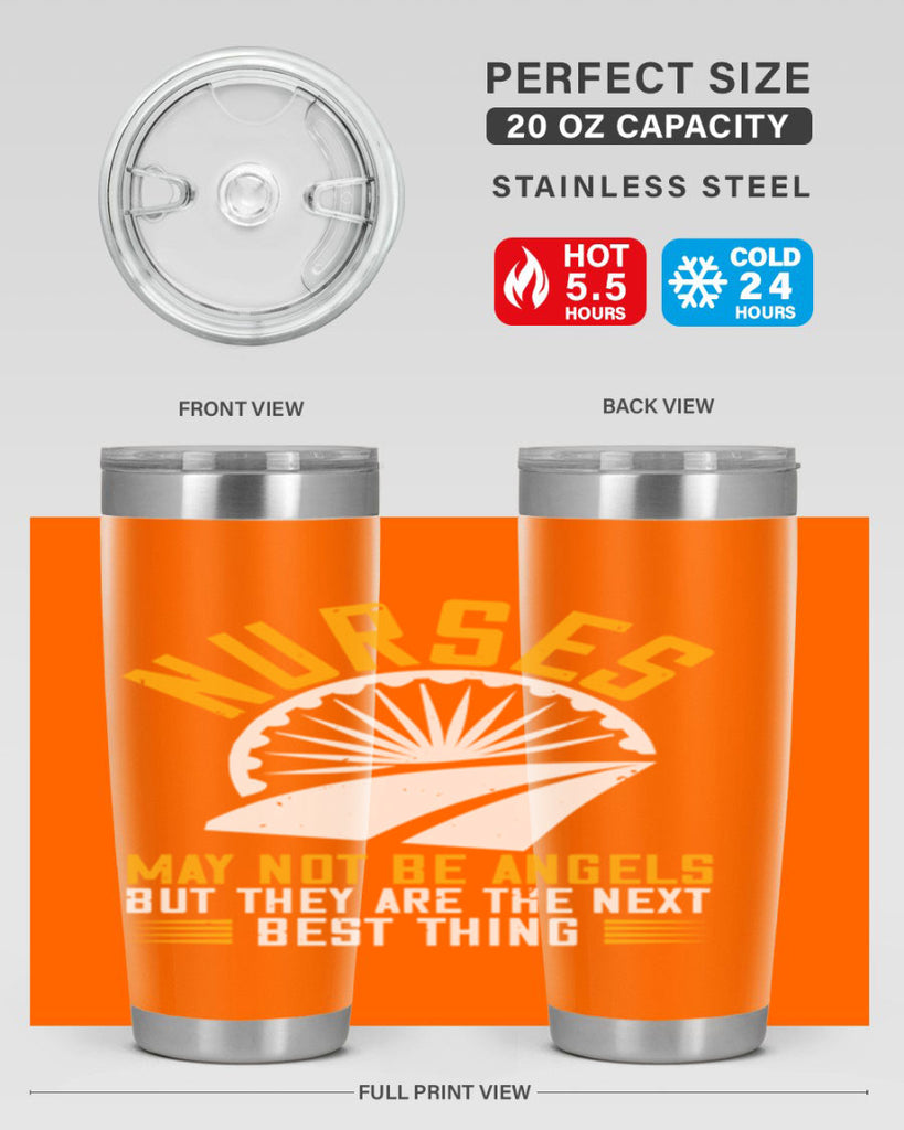 nurses may not be angels Style 265#- nurse- tumbler