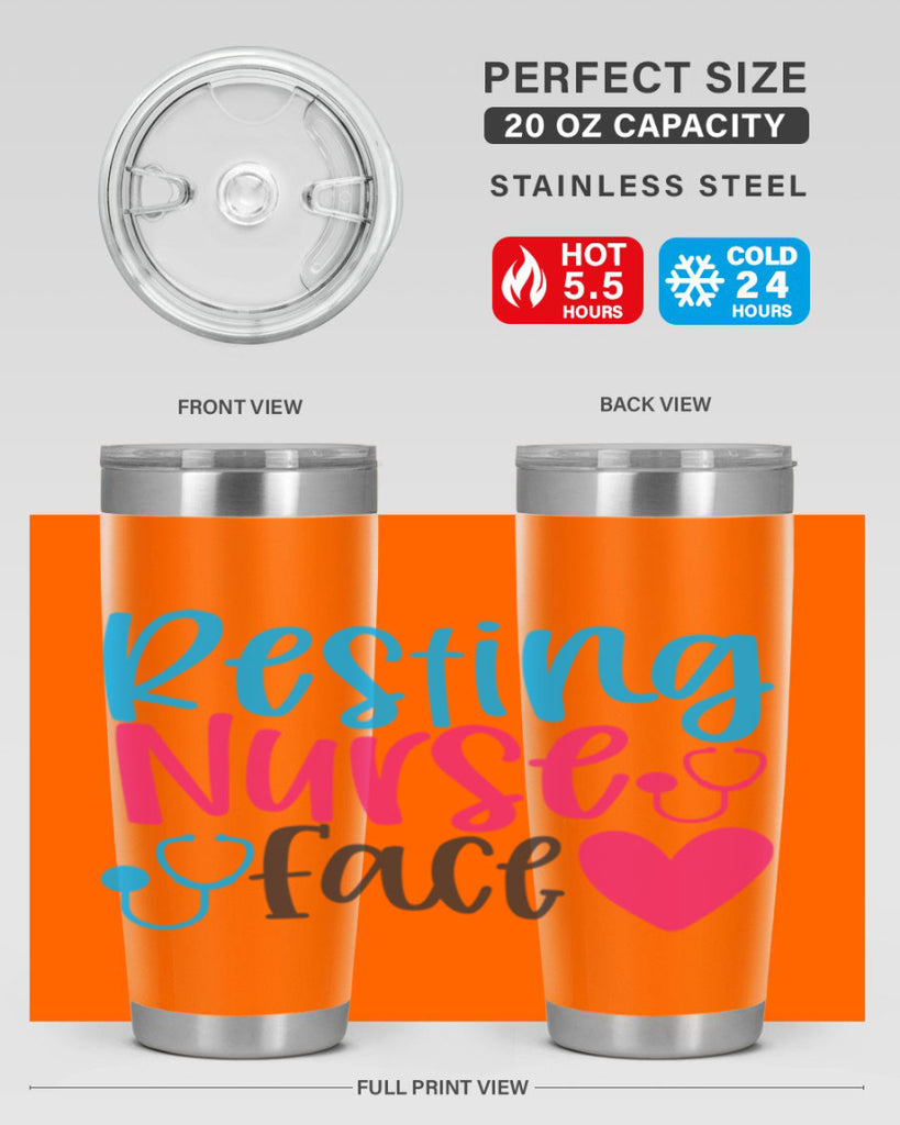 resting nurse face Style Style 56#- nurse- tumbler
