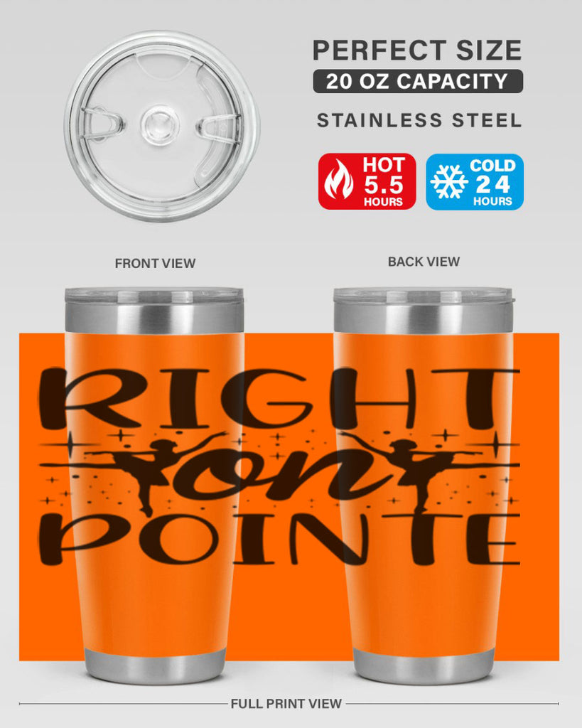 right on pointe78#- ballet- Tumbler