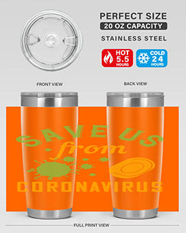 save us from coronavirus Style 24#- corona virus- Tumbler