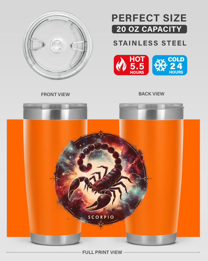 scorpio 460#- zodiac- Tumbler