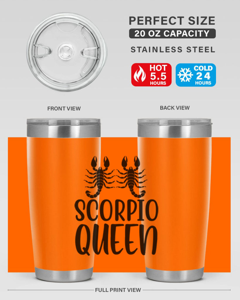 scorpio queen 446#- zodiac- Tumbler