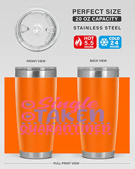 single taken quarantined Style 44#- corona virus- Tumbler