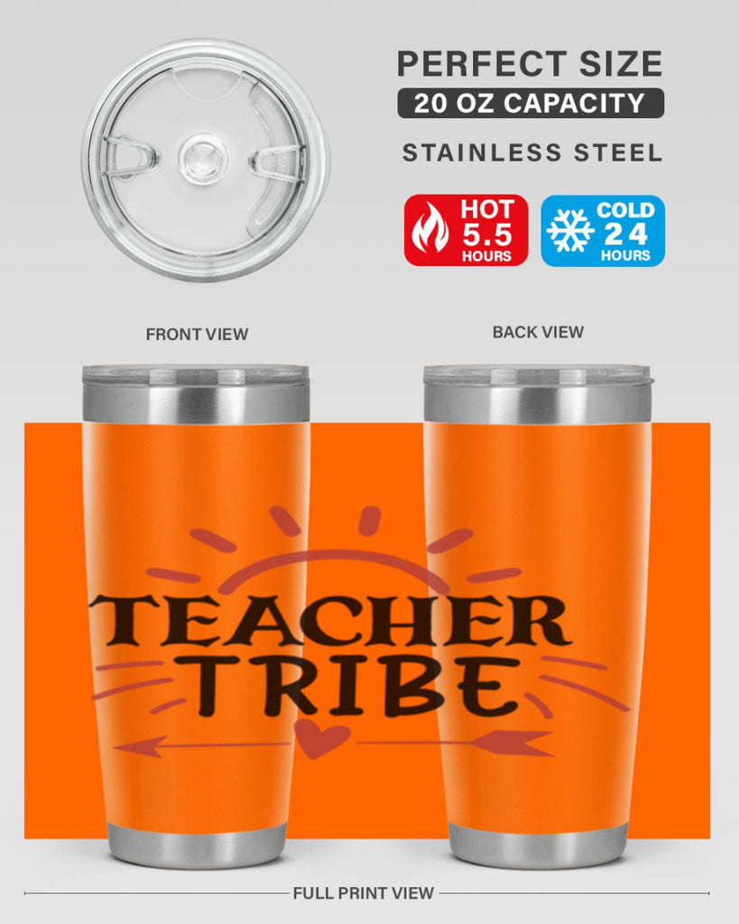 teacher tribe Style 201#- teacher- tumbler