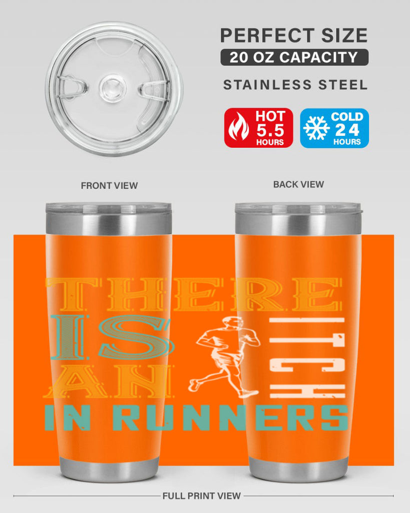 there is an itch in runners 9#- running- Tumbler