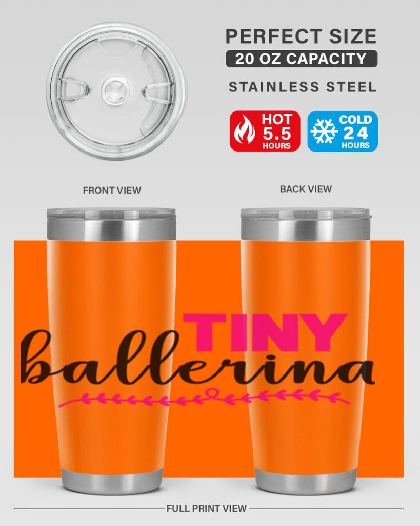 tiny ballerina 87#- ballet- Tumbler