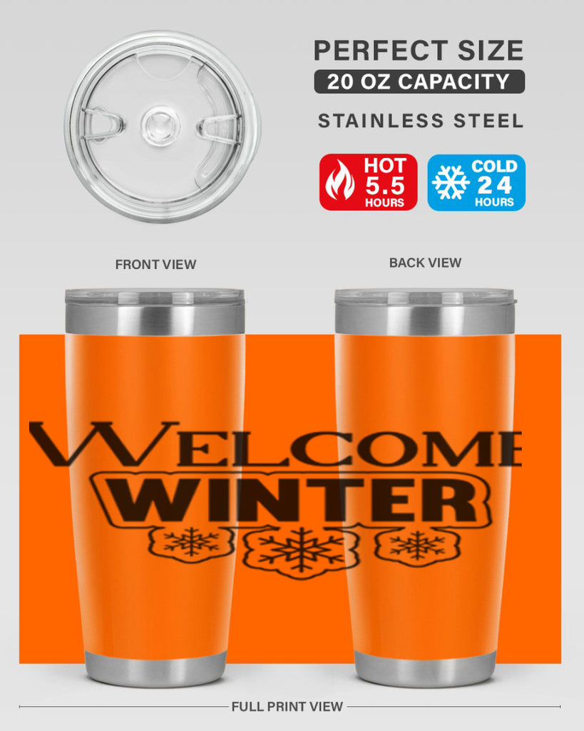 welcome winter 474#- winter- Tumbler
