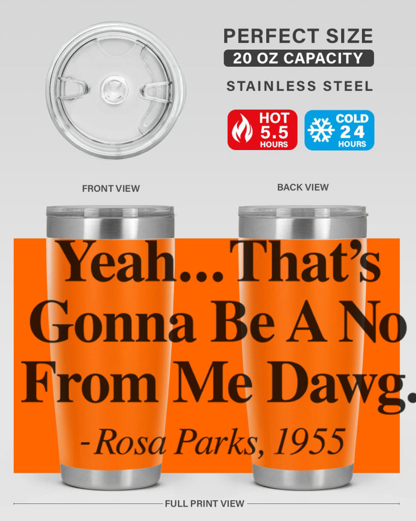 yeah thats gonna be a no from me dawg rosa parks 3#- black words phrases- Cotton Tank