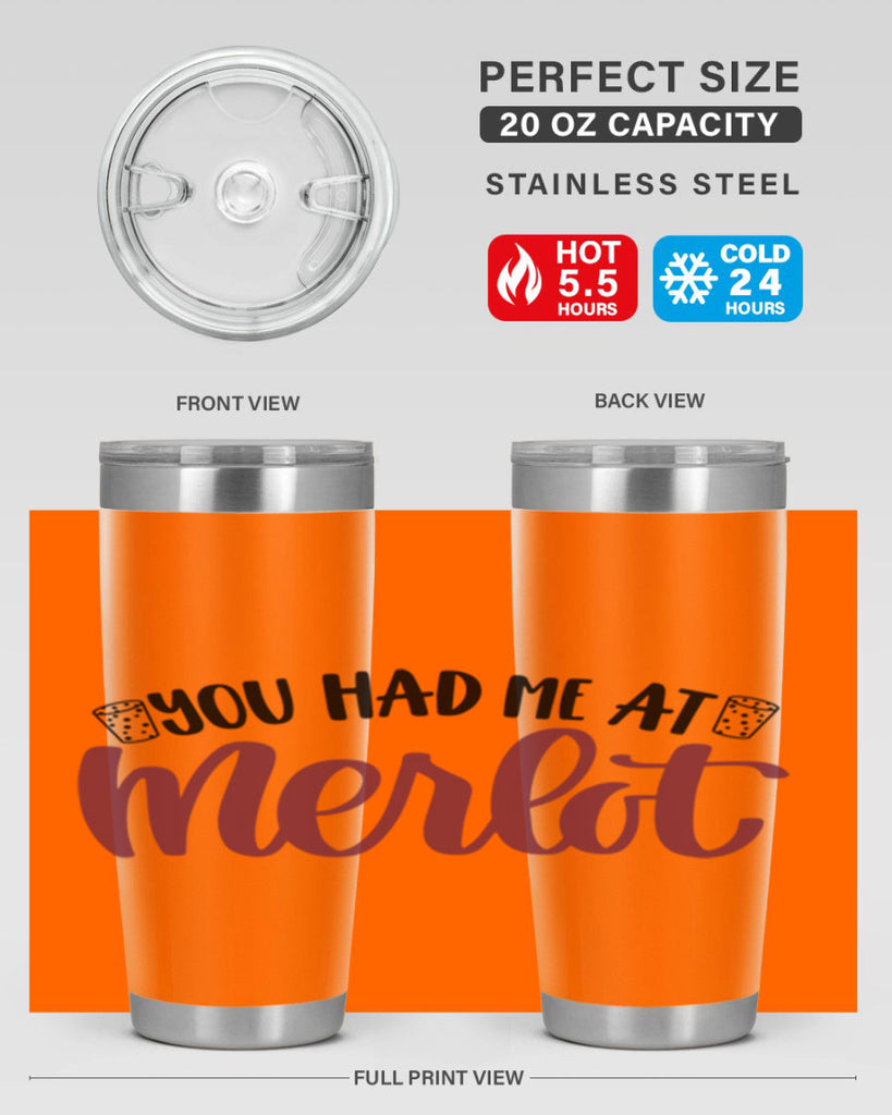 you had me at merlot 14#- wine- Tumbler