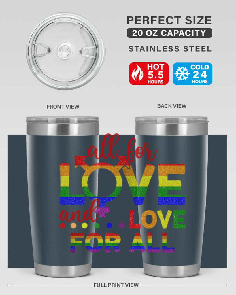 All For Love Love For All Lgbt Design 45#- lgbt- Tumbler