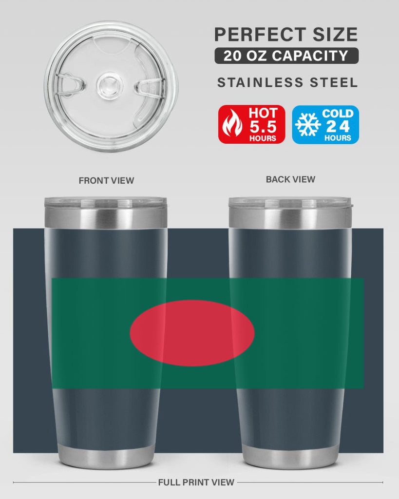 Bangladesh 184#- world flags- Tumbler