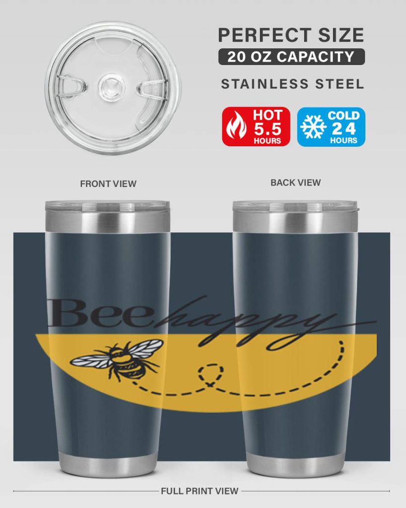 Bee Happy30#- spring- Tumbler