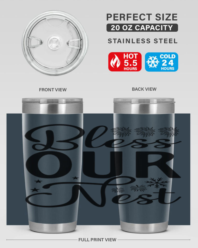 Bless Our Nest 51#- spring- Tumbler