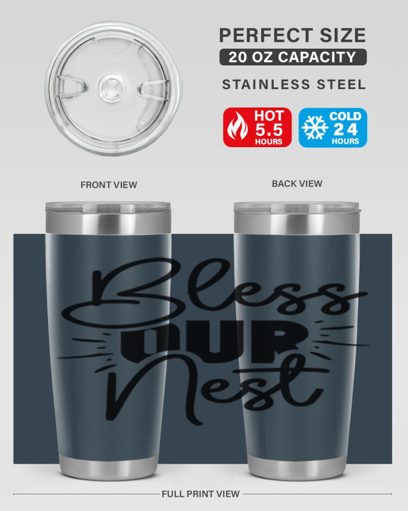 Bless Our Nest 52#- spring- Tumbler