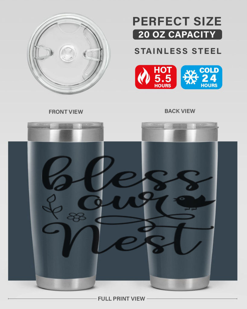 Bless our nest  68#- spring- Tumbler