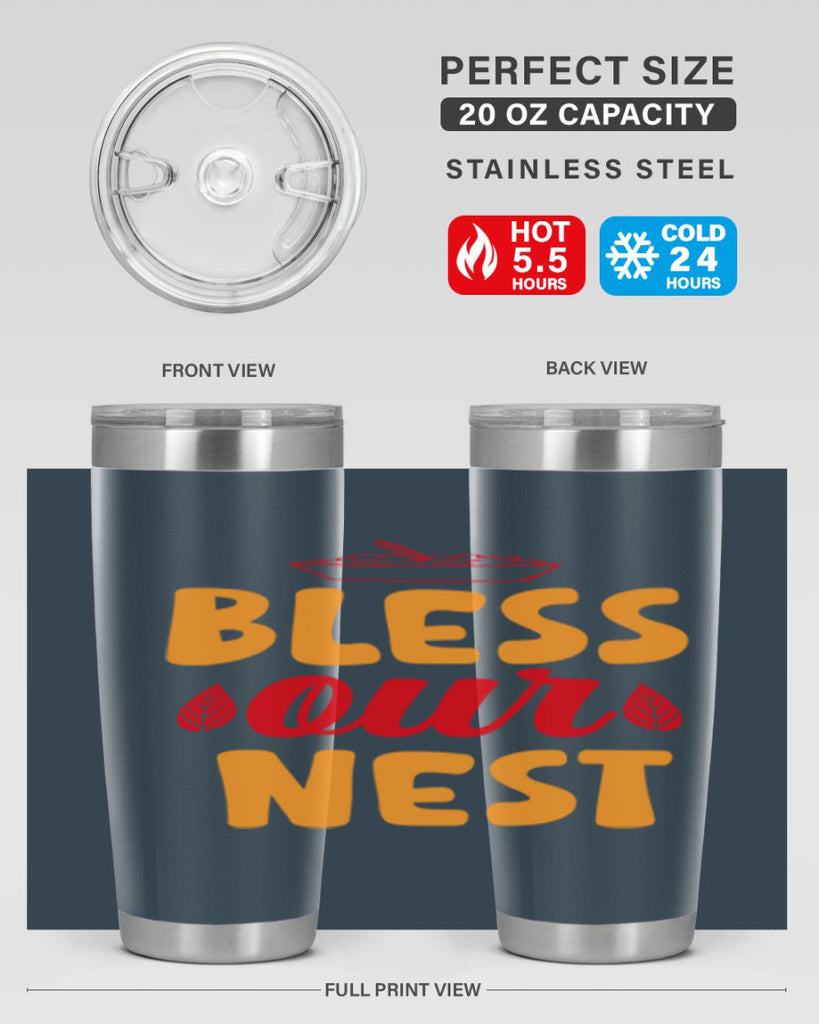 Bless our nest 54#- spring- Tumbler