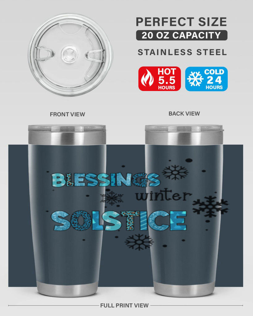 Blessings winter solstice 25#- winter- Tumbler