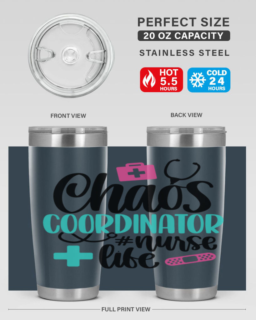 Chaos Coordinator Nurse Life Style Style 214#- nurse- tumbler