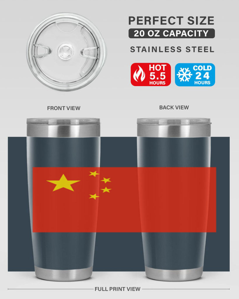 China 162#- world flags- Tumbler