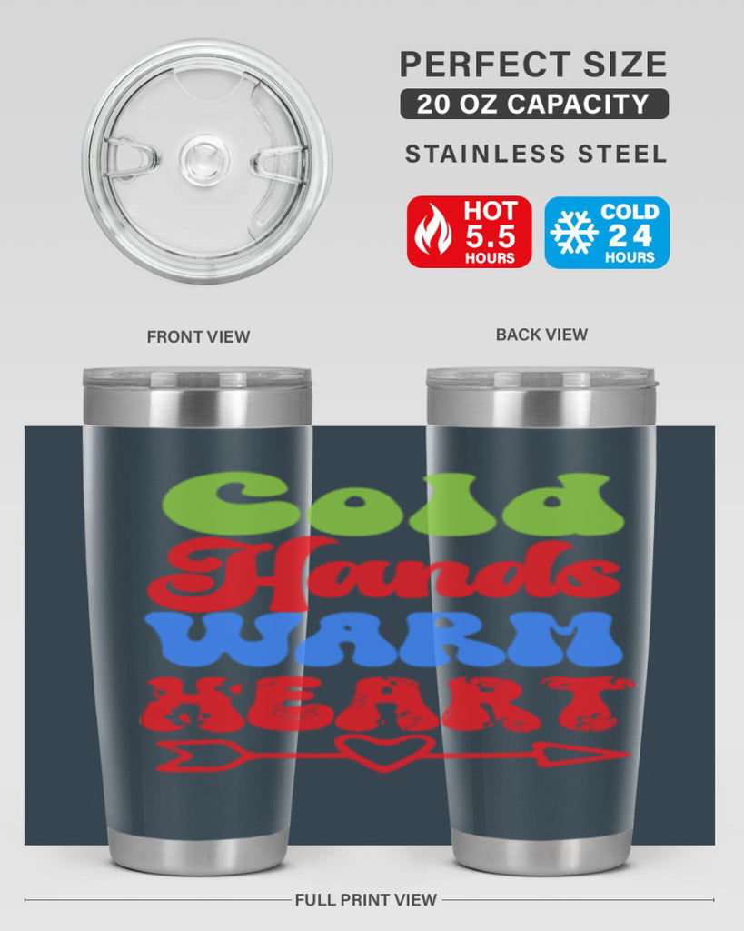 Cold hands warm heart 52#- winter- Tumbler