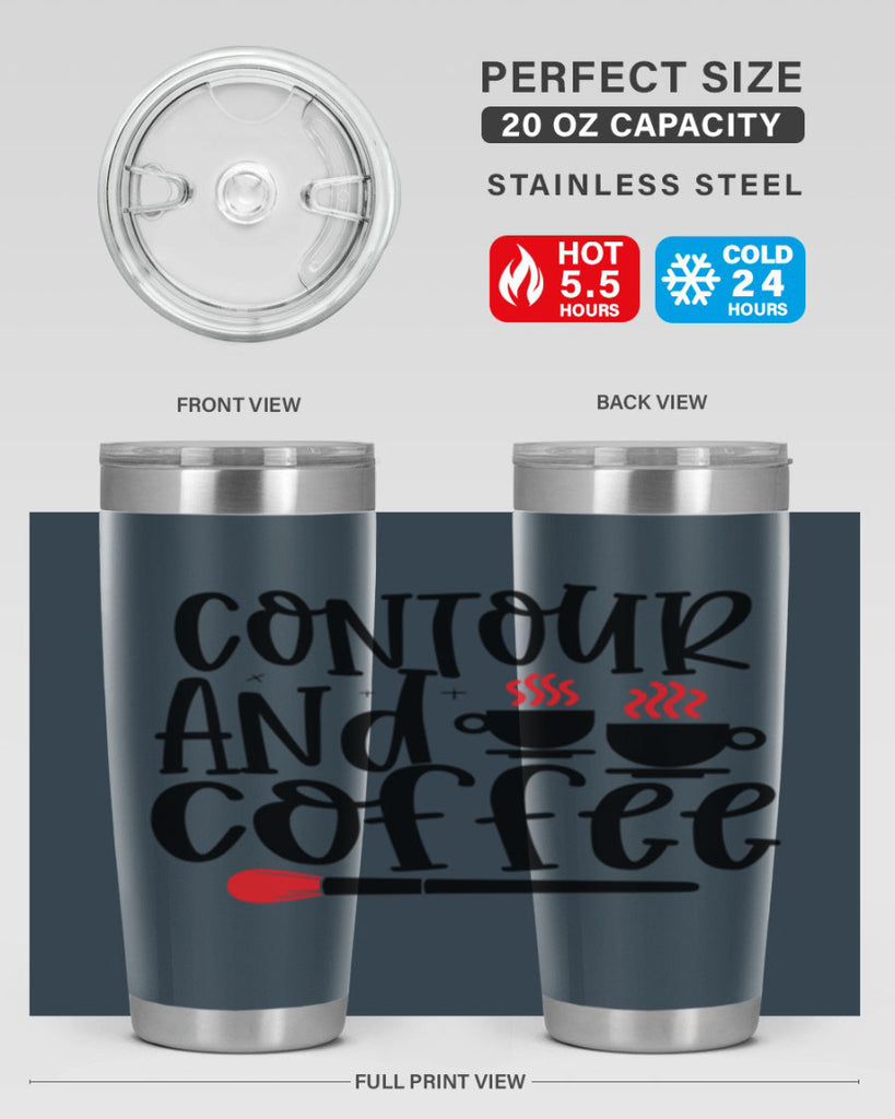 Contour And Coffee Style 242#- make up- Tumbler