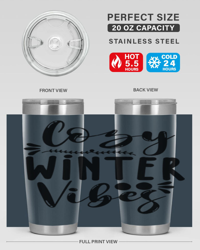 Cozy Winter Vibes 71#- winter- Tumbler