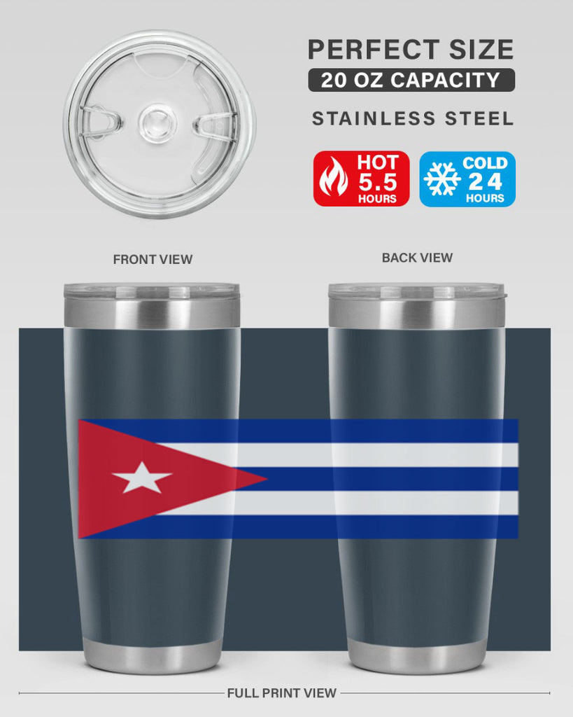 Cuba 154#- world flags- Tumbler